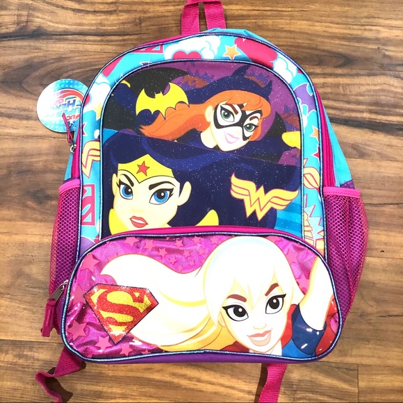 dc superhero girls backpack